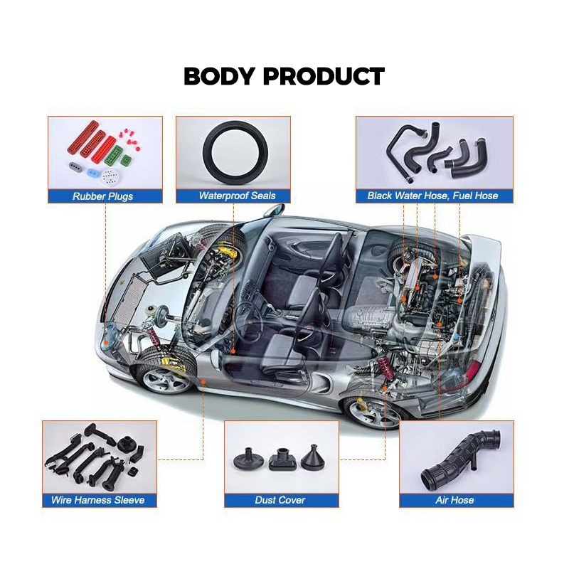 oem car body rubber product factory